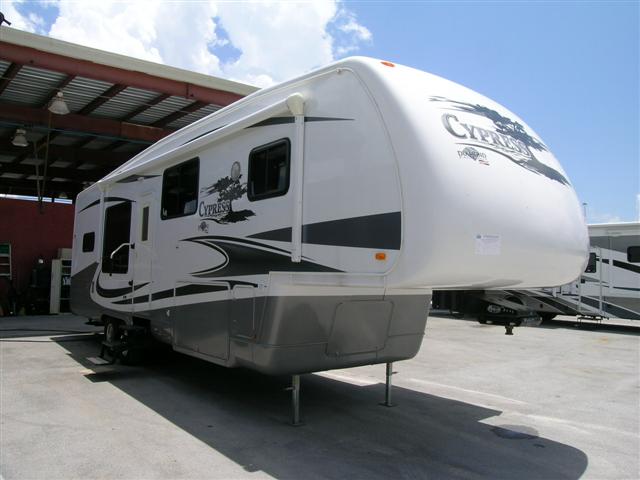 Used 2008 Newmar Cypress 32RKSH Fifth Wheel For Sale